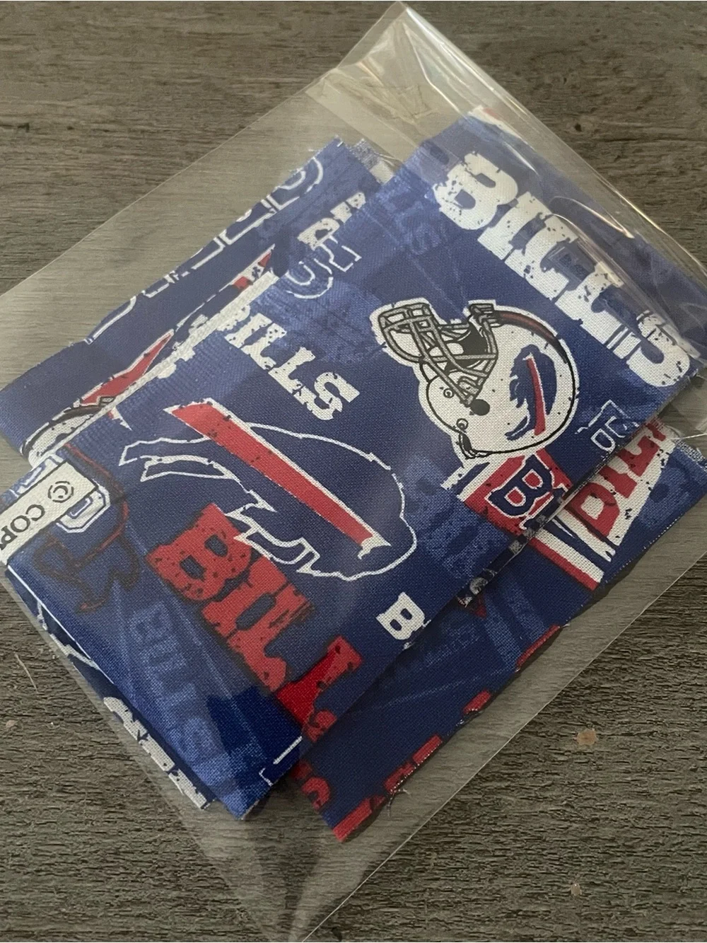 Buffalo Bills Scrap Fabric Bundle